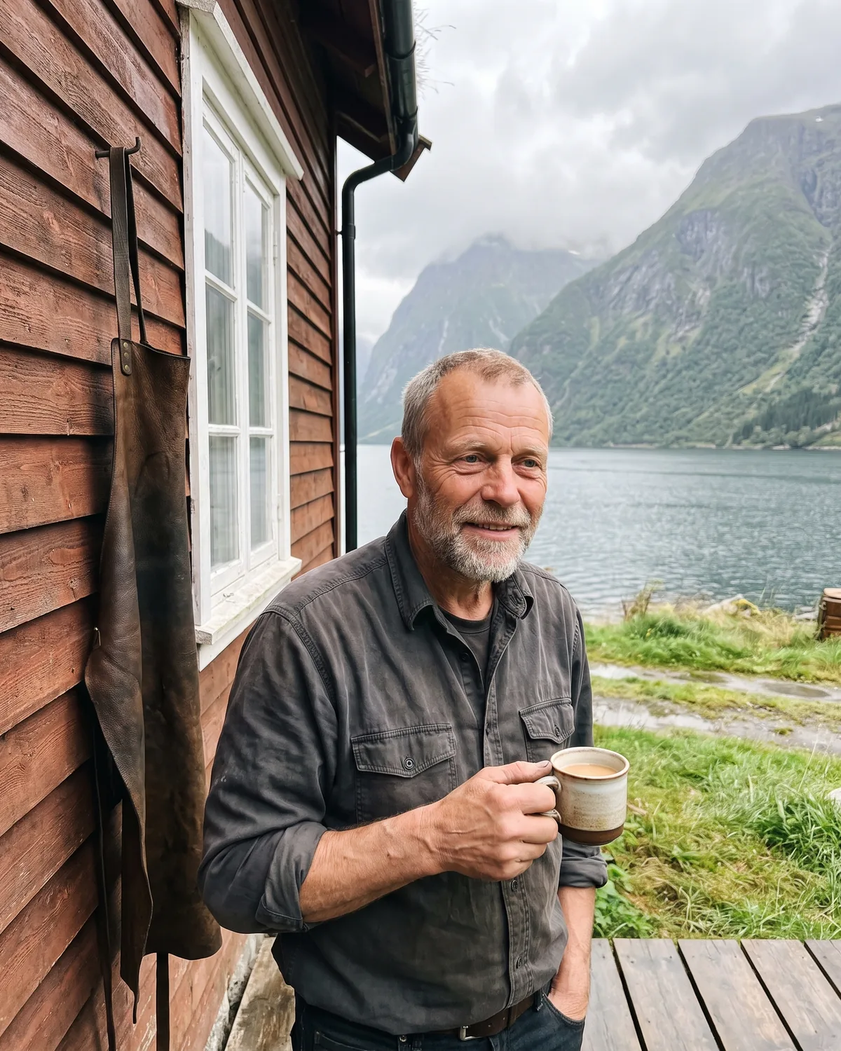 Halvard at home in Norway