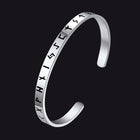 Norse Viking Runes Bangle Cuff Bracelet For Men 1