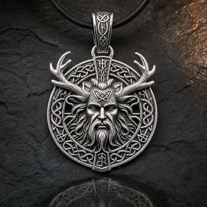 Celtic Cernunnos Horned God Pendant Necklace for Men — feature