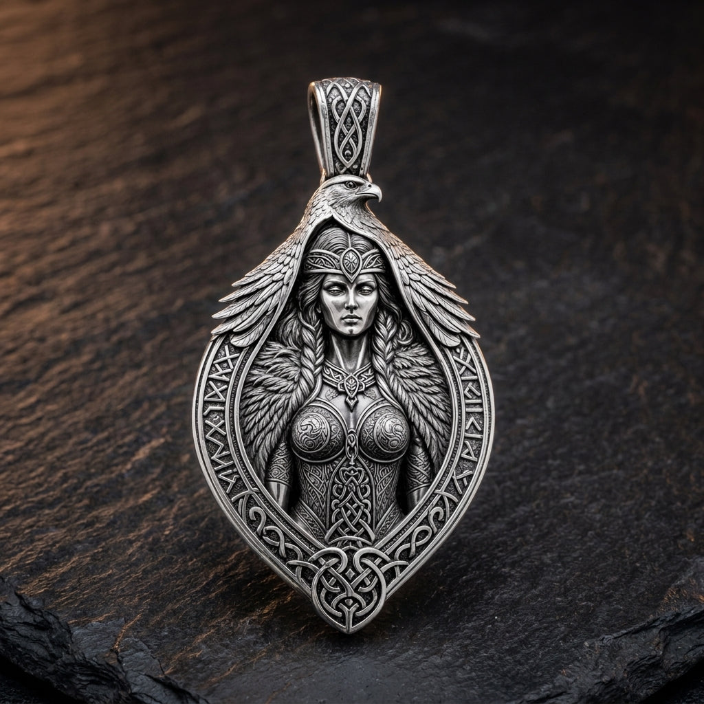 Norse Goddess Freya Pendant Necklace — feature