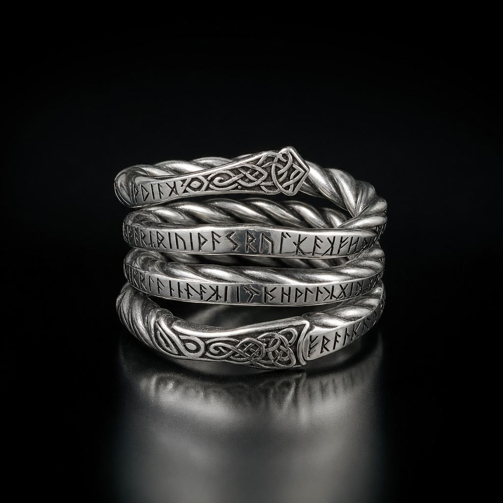 Viking Draupnir Coil Ring for Men (Ring of Odin)