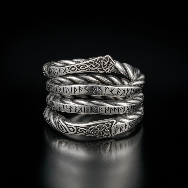 Viking Draupnir Coil Ring for Men (Ring of Odin)