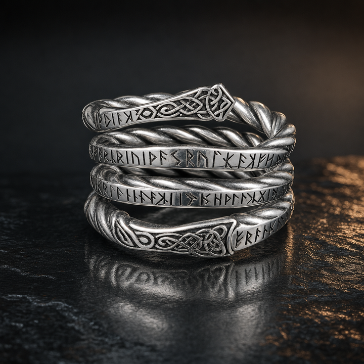 Viking Draupnir Coil Ring for Men (Ring of Odin) — feature
