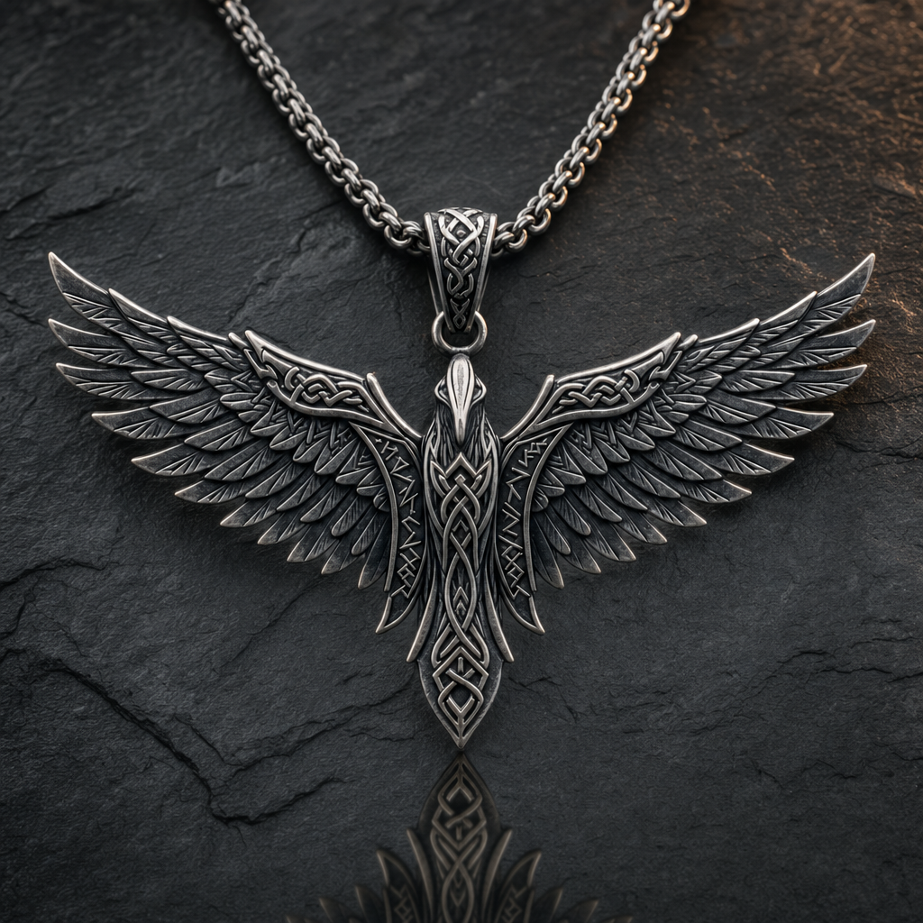 Valkyrie Wings Pendant Necklace — feature