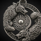 Skoll and Hati Sun-and-Moon Wolves Pendant Necklace 4