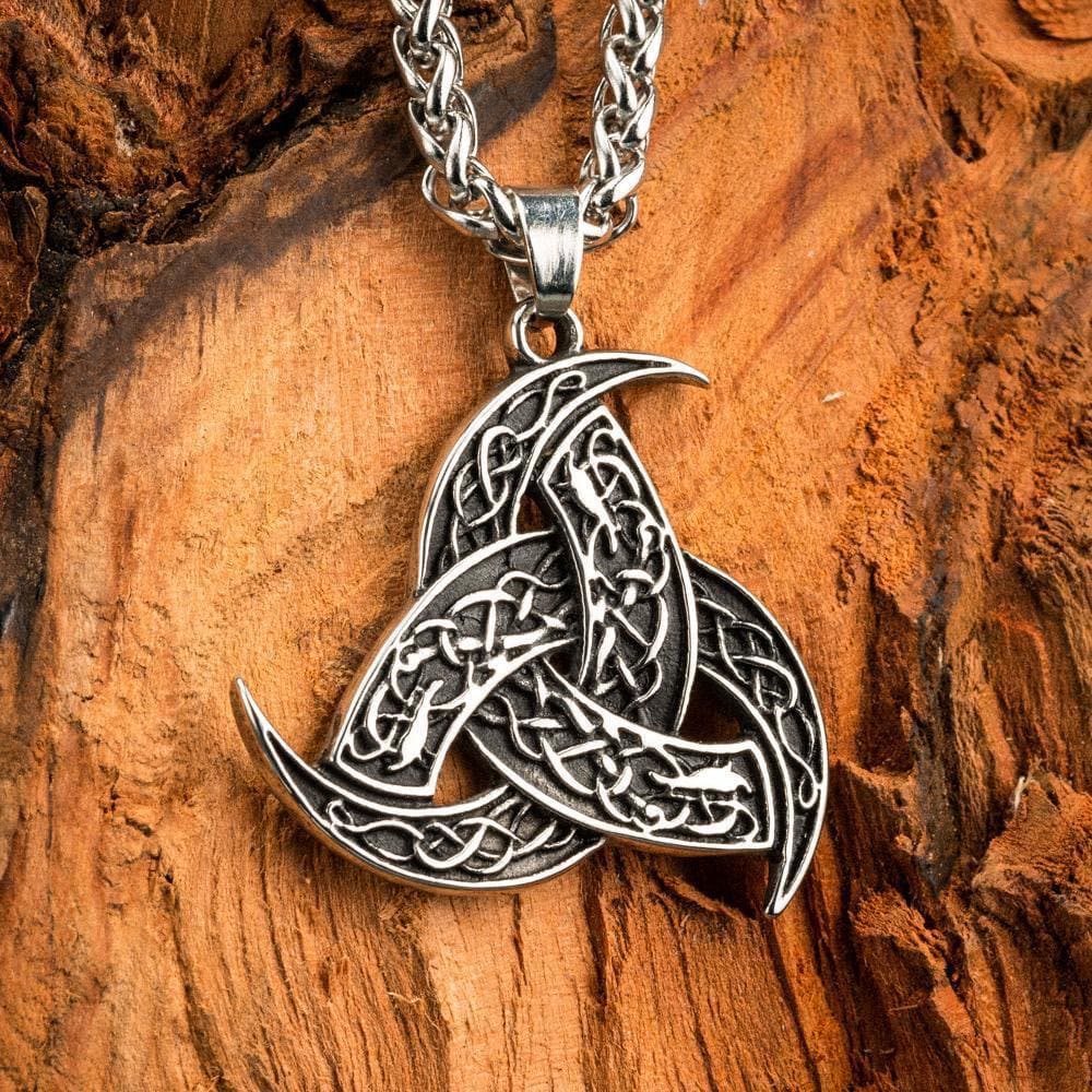 Triple Horn Of Odin Necklace