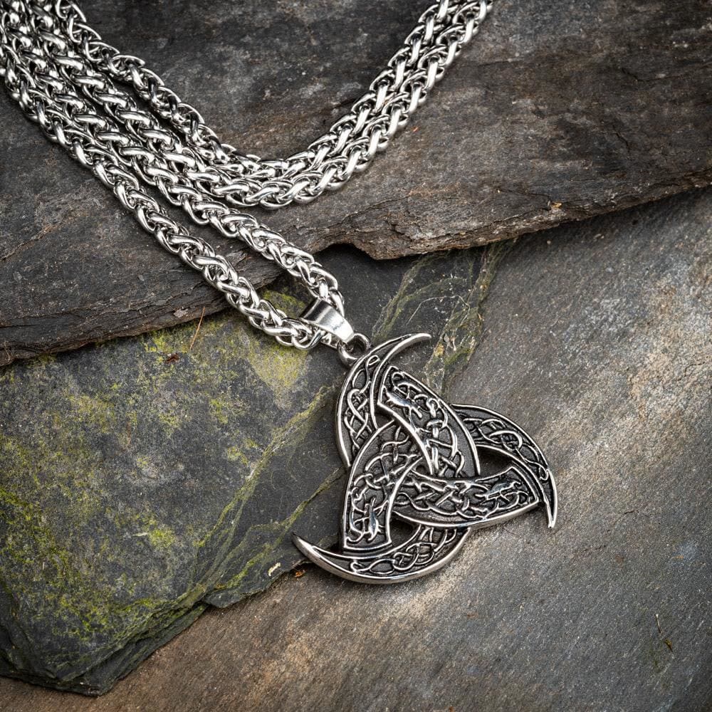 Triple Horn Of Odin Necklace
