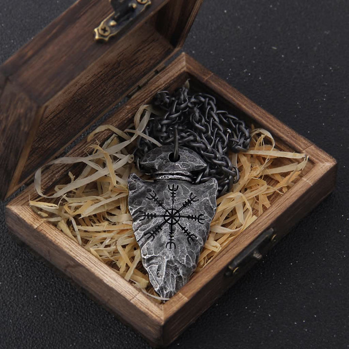 Viking Odin Spear Head Necklace