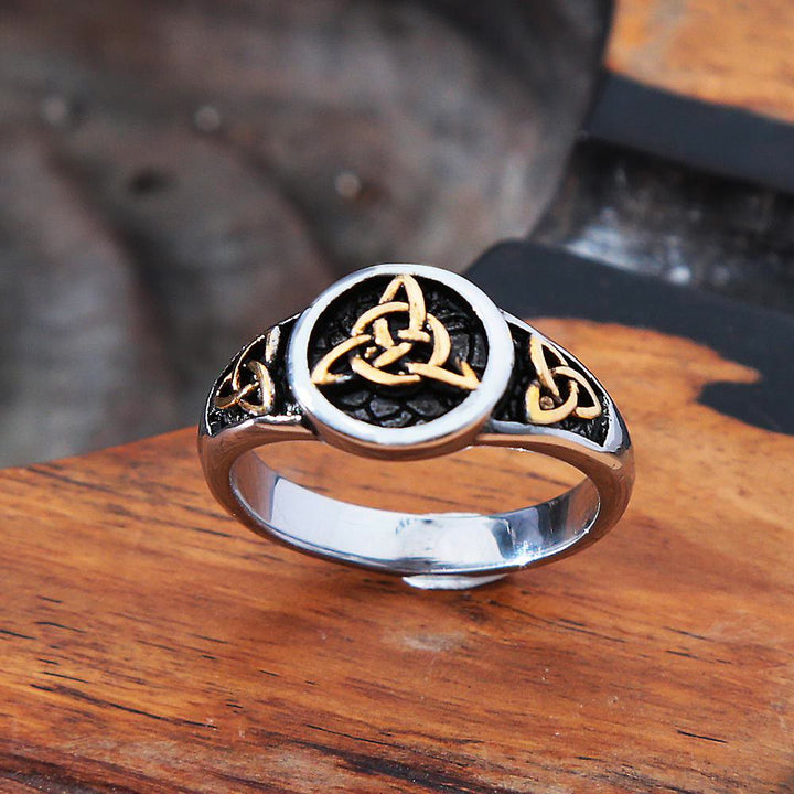 Vintage Triangle Viking Ring