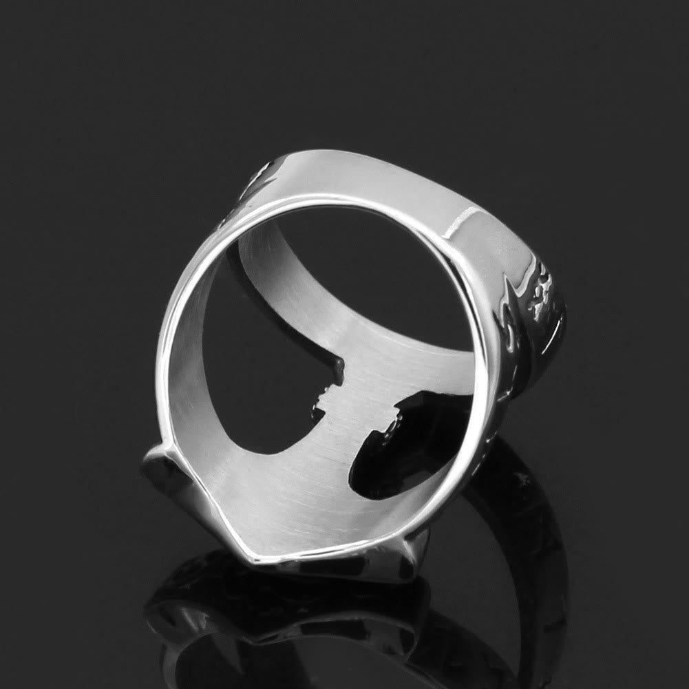 Bold Viking Open Mjolnir Hammer Ring
