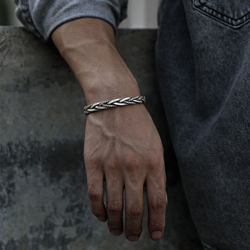 Viking Retro Celtic Knot Twist Bracelet