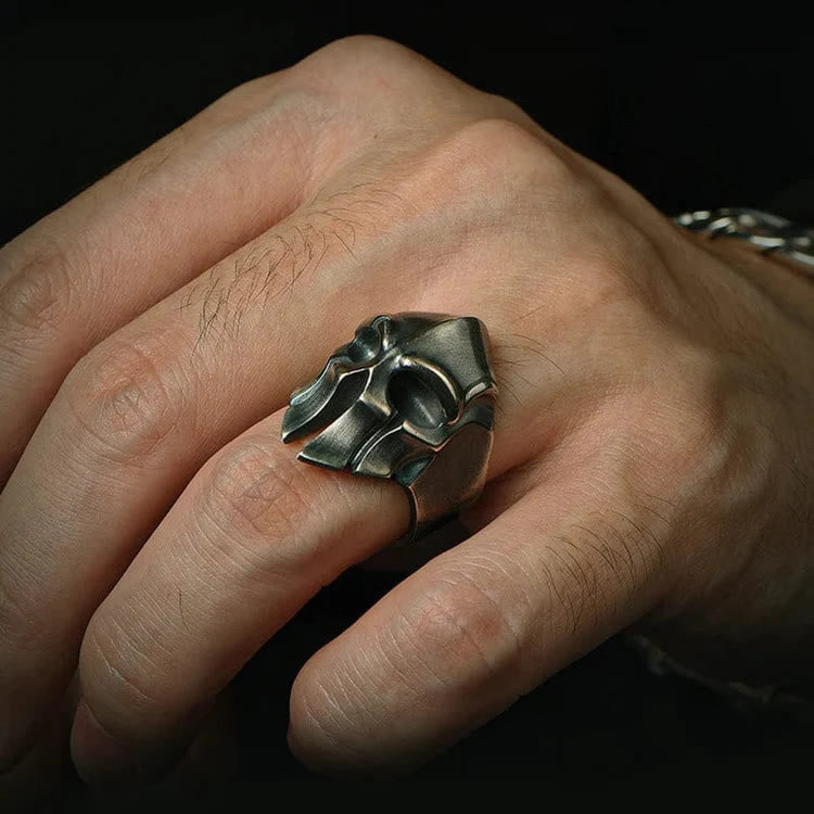 Nordic Power Warrior Helmet Ring