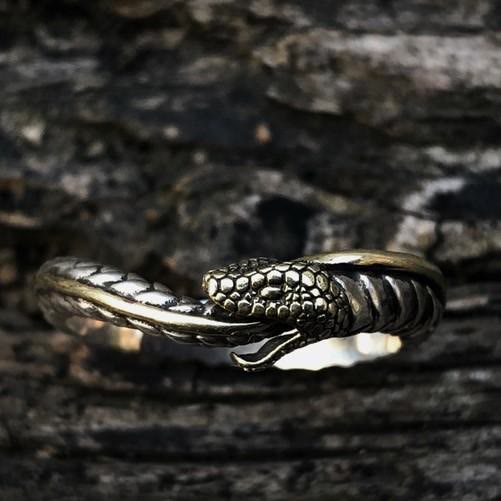 Personality Viking Snake Opening Ring