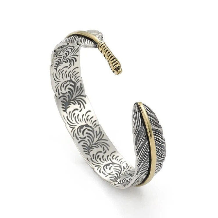 Huginn & Muninn Feather Bracelet