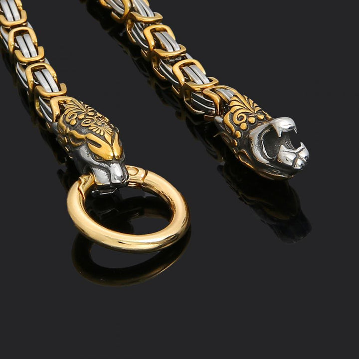 Fenrir Viking Thor's Hammer Necklace & Bracelet