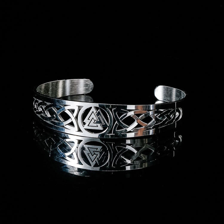 Valknut And Celtic Knot Symbol Bracelet