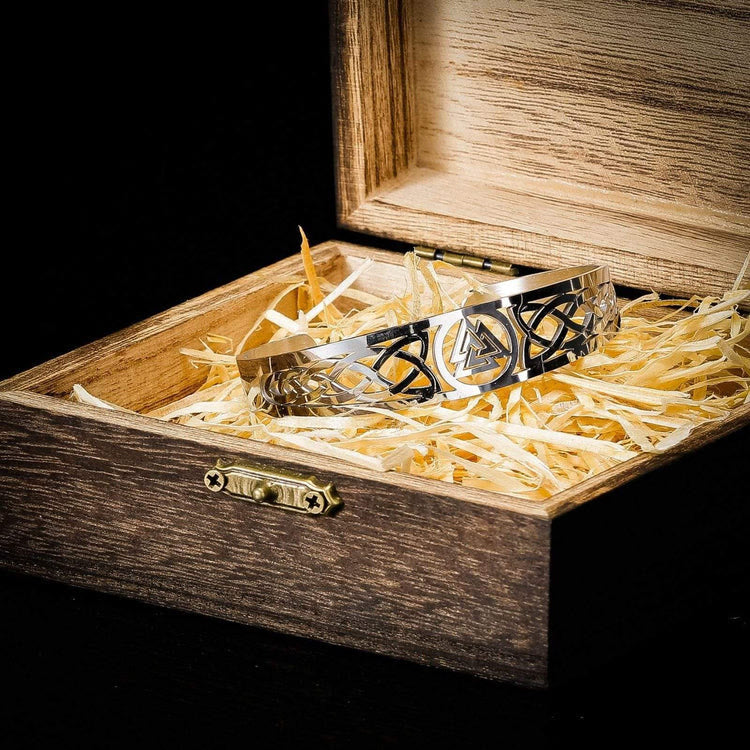 Valknut And Celtic Knot Symbol Bracelet