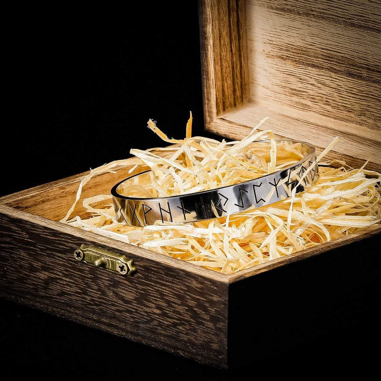 Nordic Rune Stainless Steel Bracelet