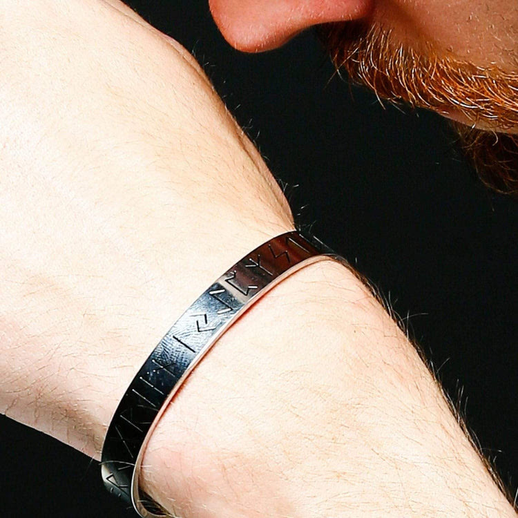 Nordic Rune Stainless Steel Bracelet