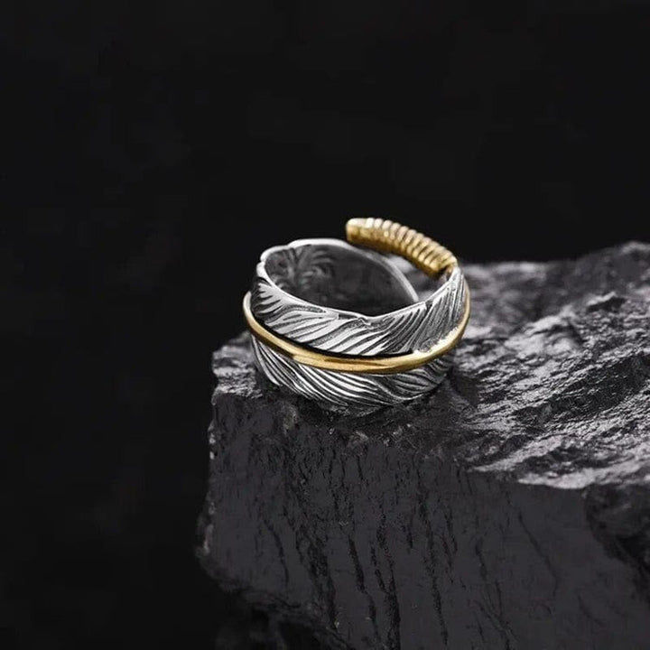 The Wings Of Raven Feather Ring