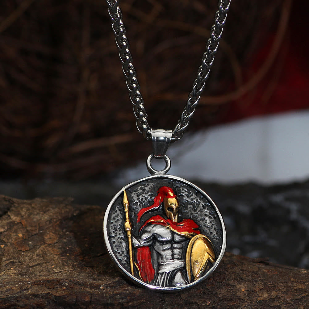 Spartacus Warrior Shield Pendant Necklace