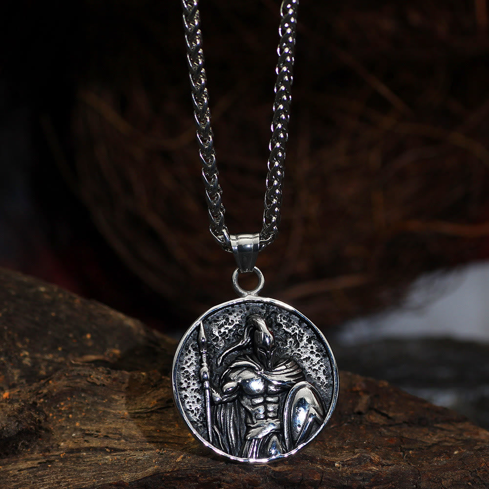 Spartacus Warrior Shield Pendant Necklace