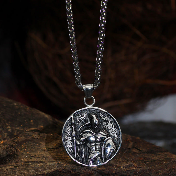 Spartacus Warrior Shield Pendant Necklace
