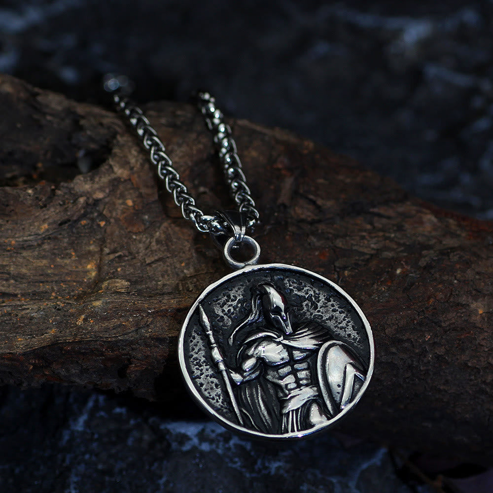 Spartacus Warrior Shield Pendant Necklace