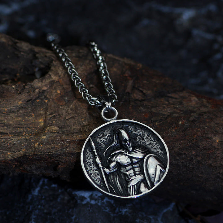 Spartacus Warrior Shield Pendant Necklace