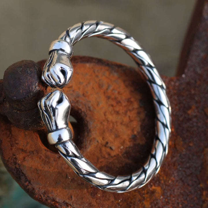 Power In The Hand Double Fist Vintage Bracelet