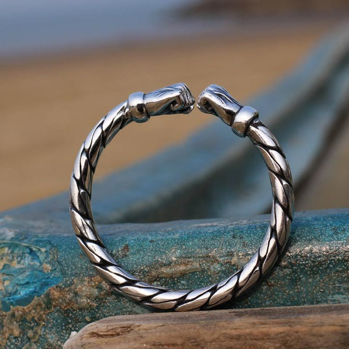 Power In The Hand Double Fist Vintage Bracelet