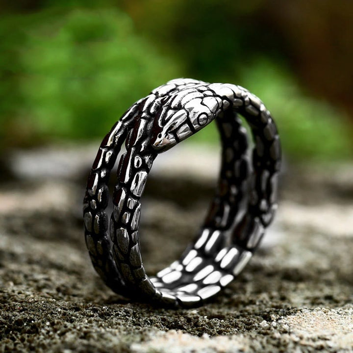 Vintage Python Snake Shaped Ring