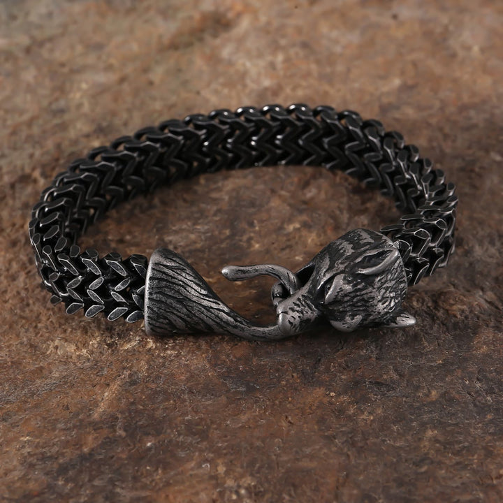 Norse Viking Amulet Odin's Wolf Bracelet