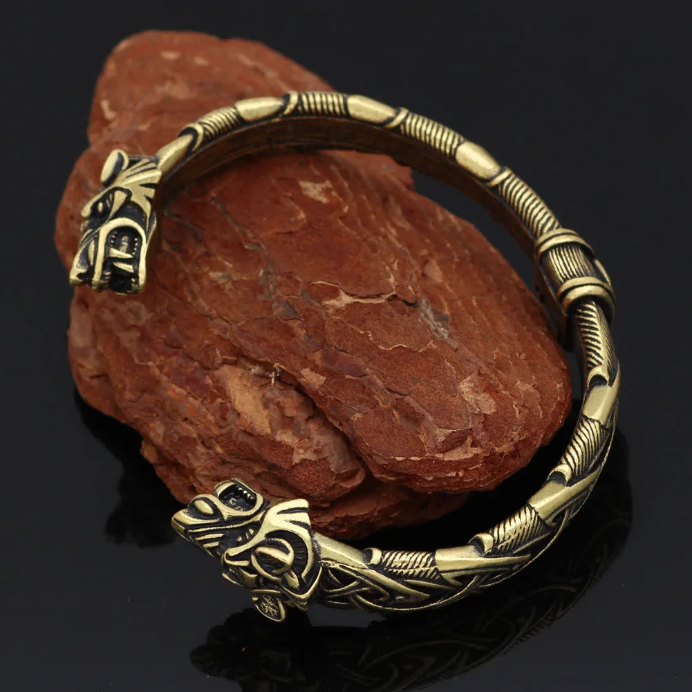Fenrir The Wolf Handcrafted Bracelet