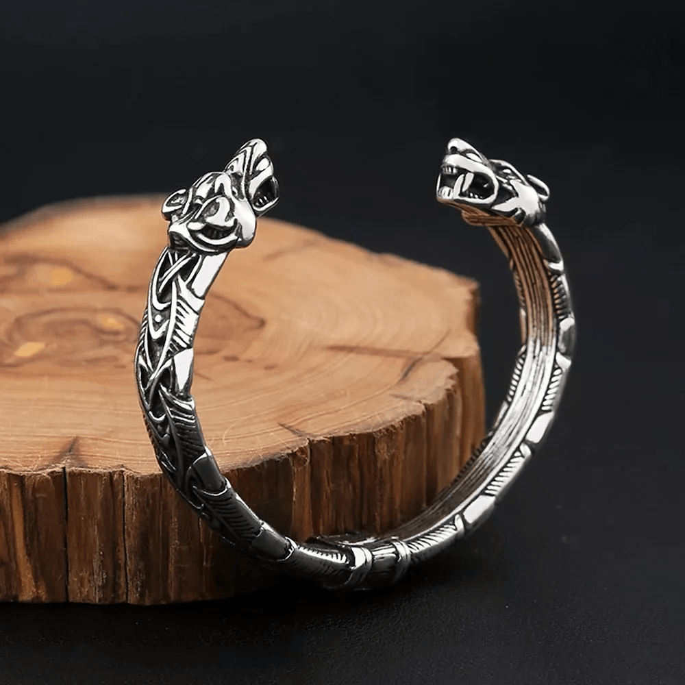 Fenrir The Wolf Handcrafted Bracelet