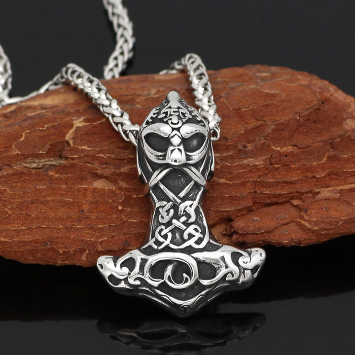 Berserker Mjolnir Odin Thors Hammer Necklace
