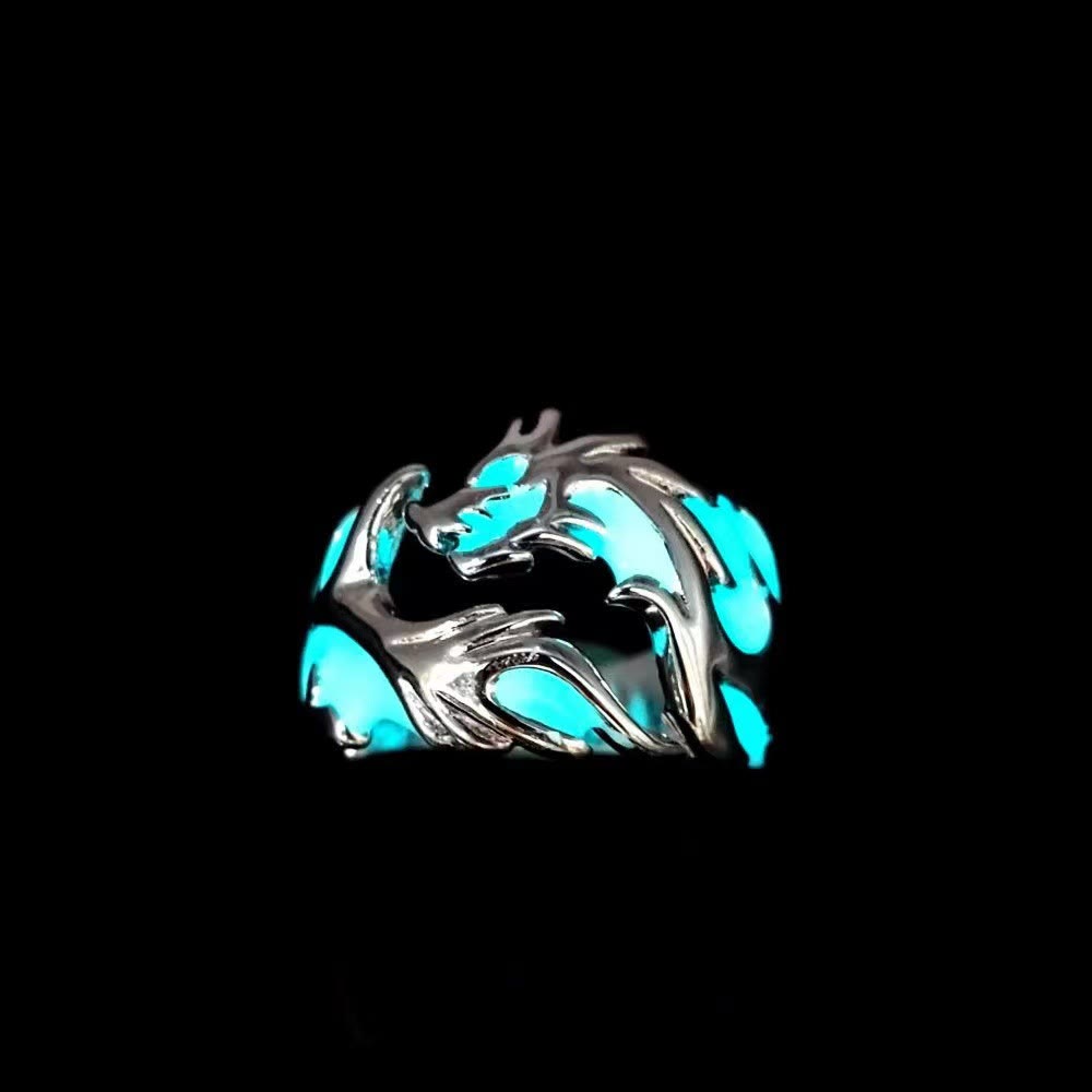 Luminous Glow In The Dark Dragon Ring