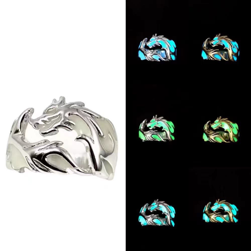 Luminous Glow In The Dark Dragon Ring