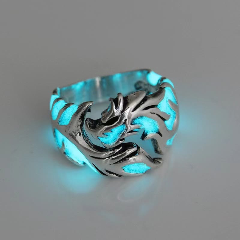 Luminous Glow In The Dark Dragon Ring