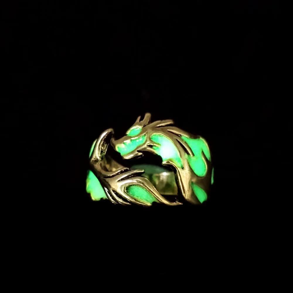 Luminous Glow In The Dark Dragon Ring