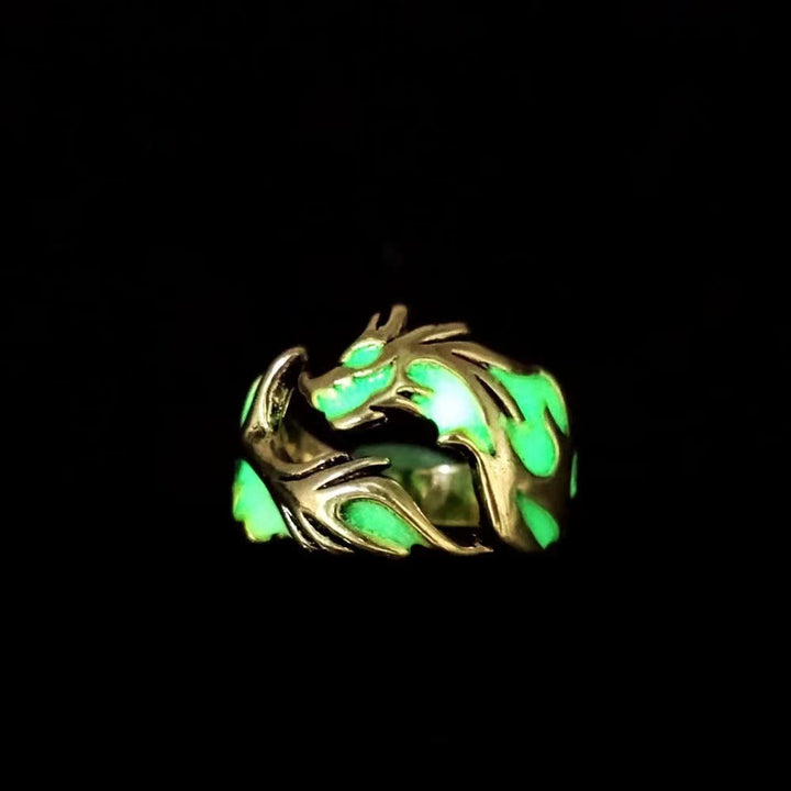 Luminous Glow In The Dark Dragon Ring