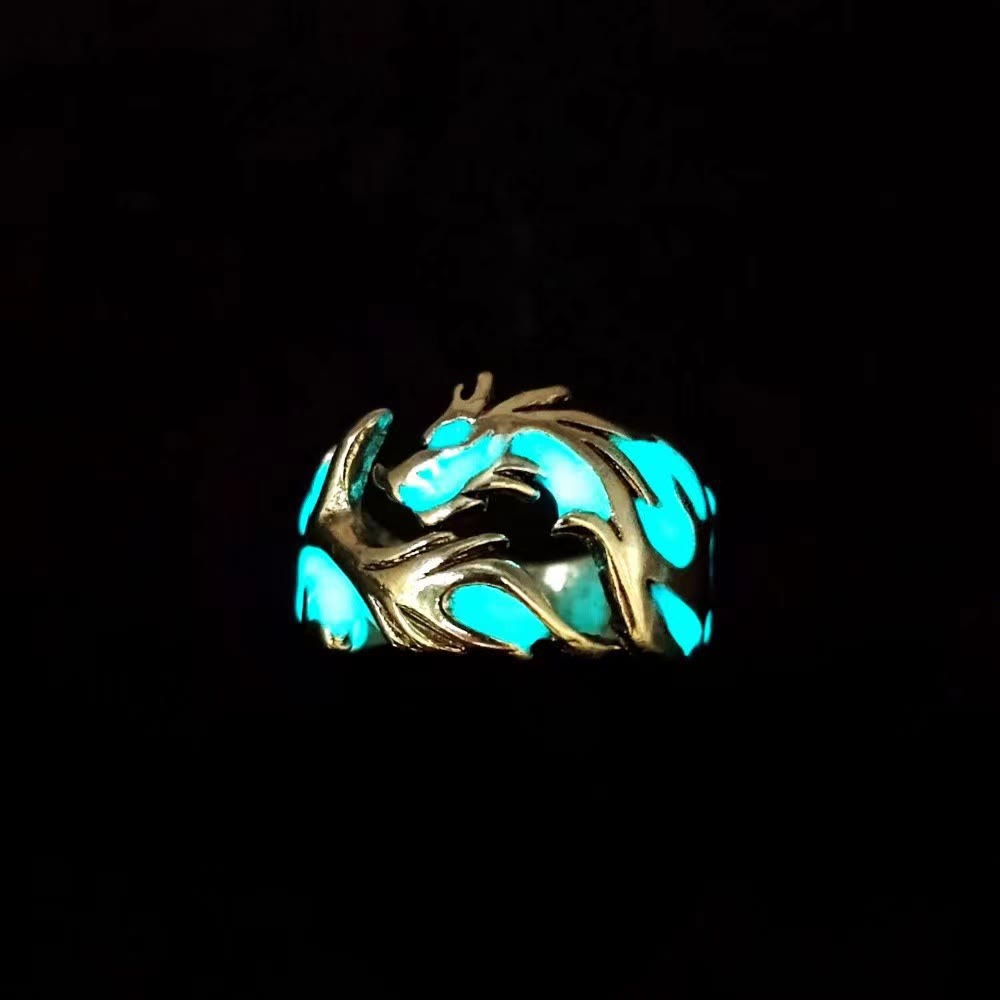 Luminous Glow In The Dark Dragon Ring