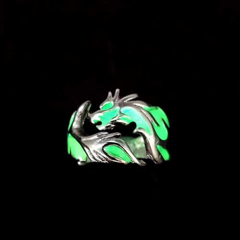 Luminous Glow In The Dark Dragon Ring