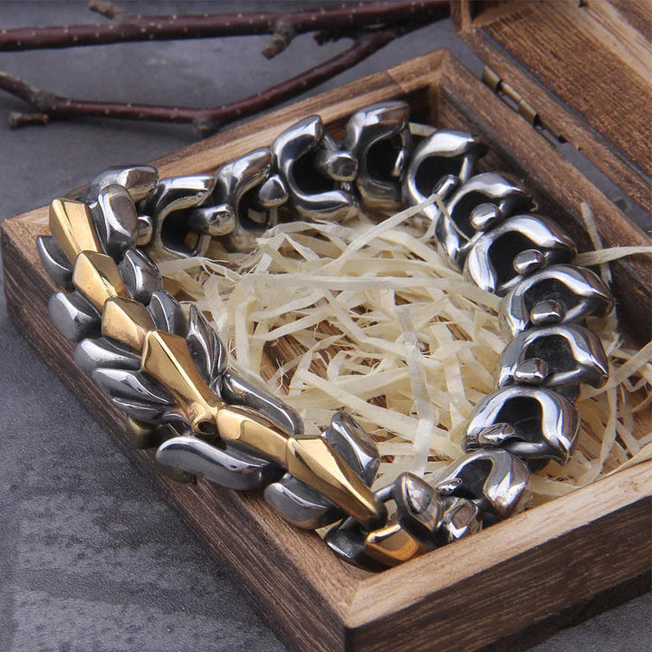 The Midgard Serpent - Stainless Steel Bracelet