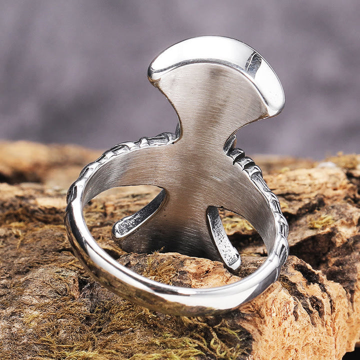 Double Side Axe Mjolnir Ring