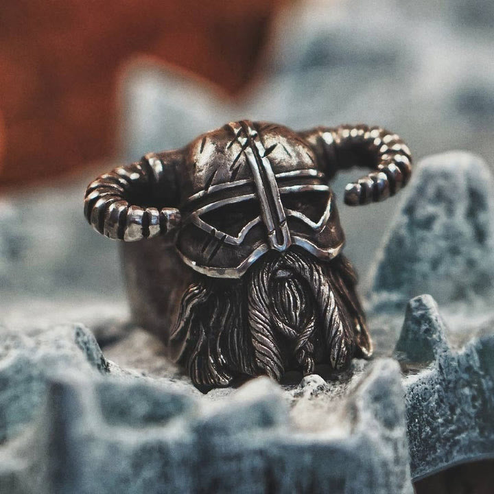 Vikings Helmet Warrior Ring