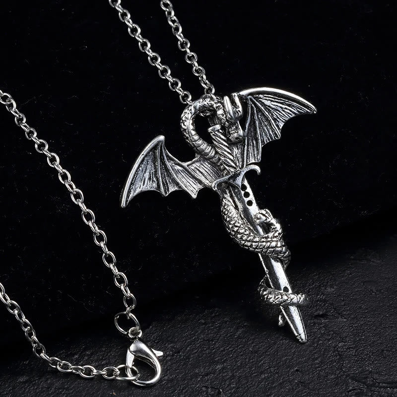 Pterosaur Golden Sword Luminous Necklace