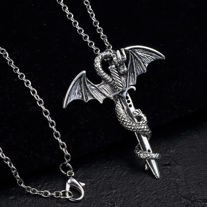 Pterosaur Golden Sword Luminous Necklace