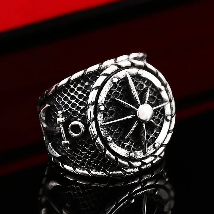 Anchor Aweigh Lighthouse Ship Ring
