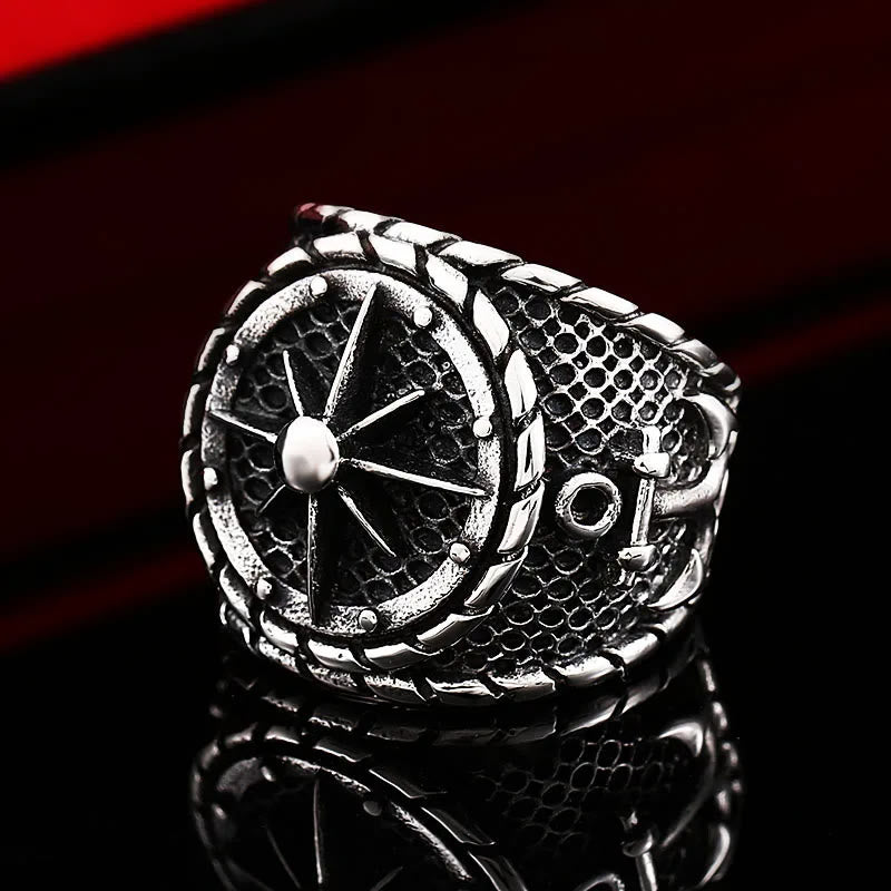 Anchor Aweigh Lighthouse Ship Ring